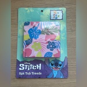 💙🌺DISNEY LILO & STITCH 5PK TUB WATER TREADS &